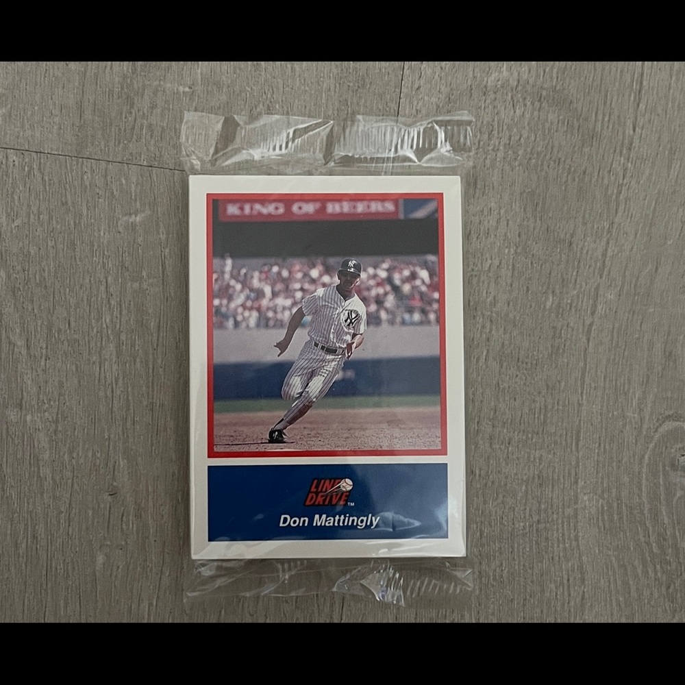 Sealed set of Don Mattingly 1991 Line Drive collectors cards